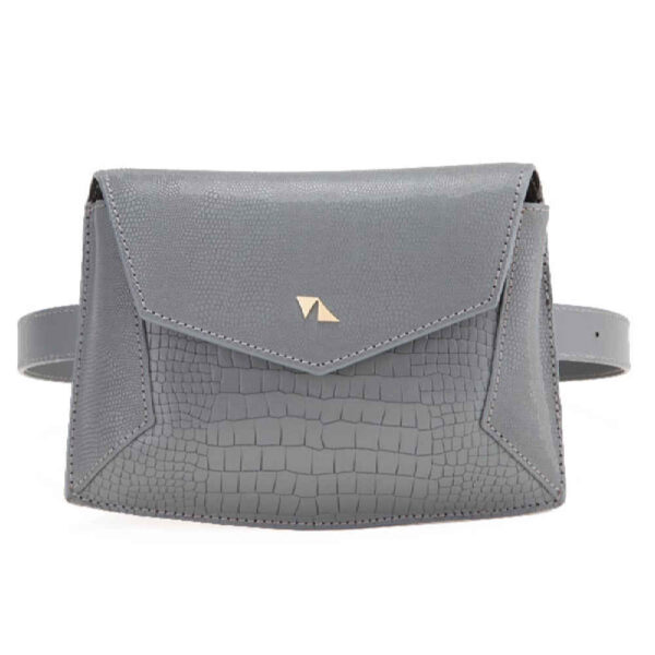 حقيبة خصر جلدية أصلية بحزام قابل للتعديل للنساء - الأساسيات اليومية