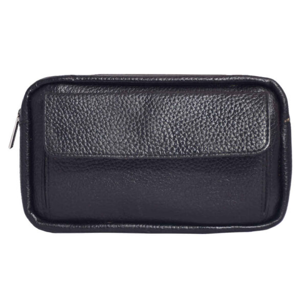 حقيبة خصر جلدية أصلية بحزام قابل للتعديل - بيان الموضة للاستخدام اليومي