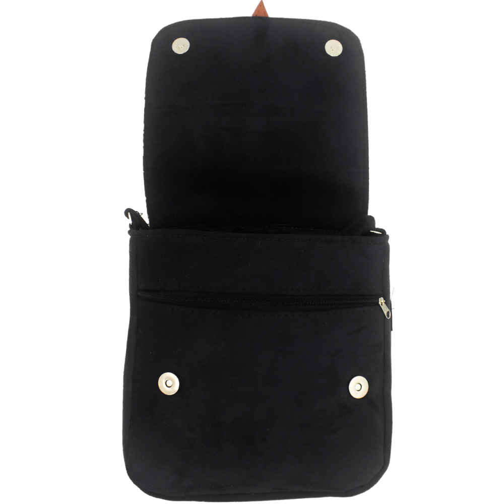 حقيبة كتف عبر الجسم بوهيمية بنمط زهري – جاردن