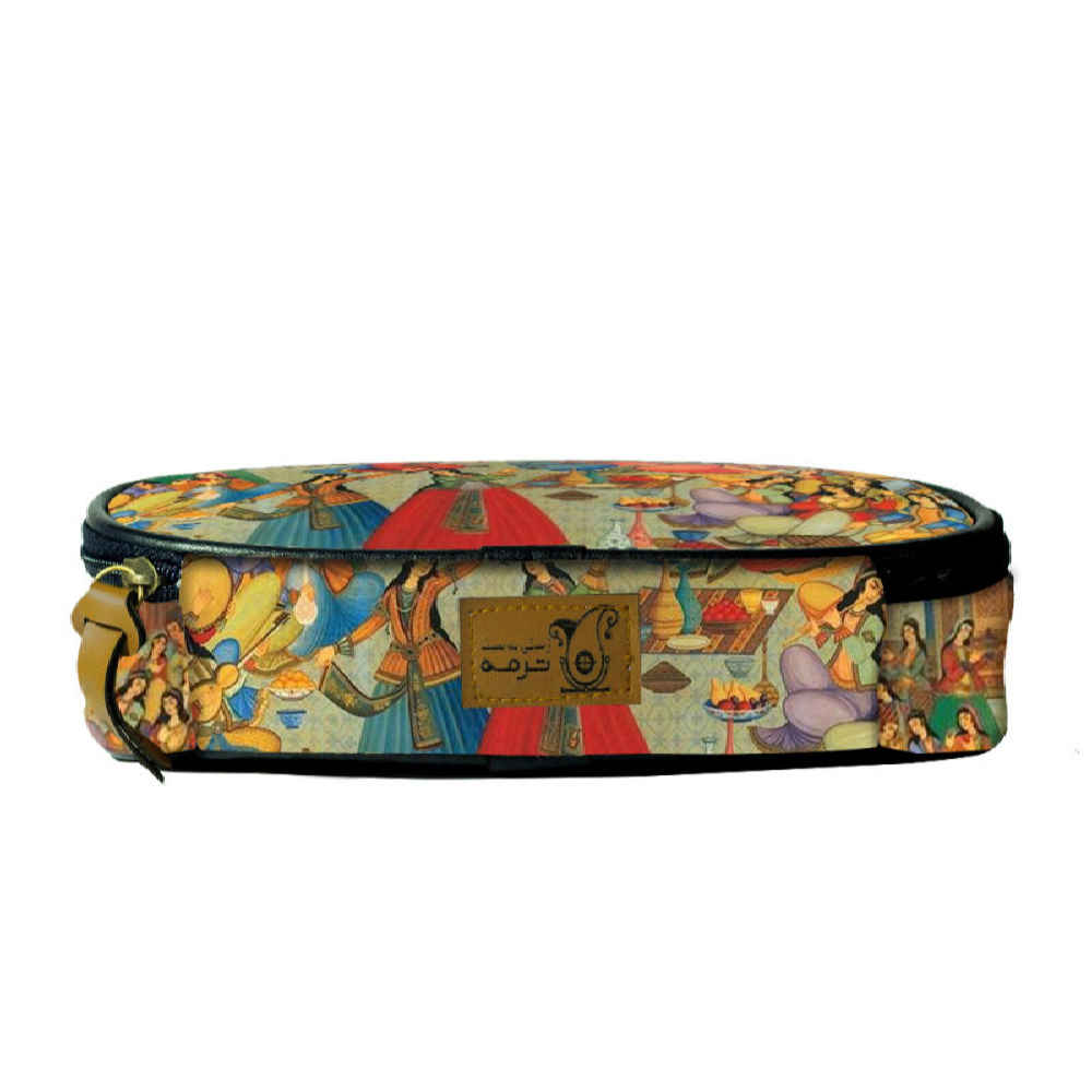 حقيبة أقلام بأسلوب خَطِّم موديل تقليدي