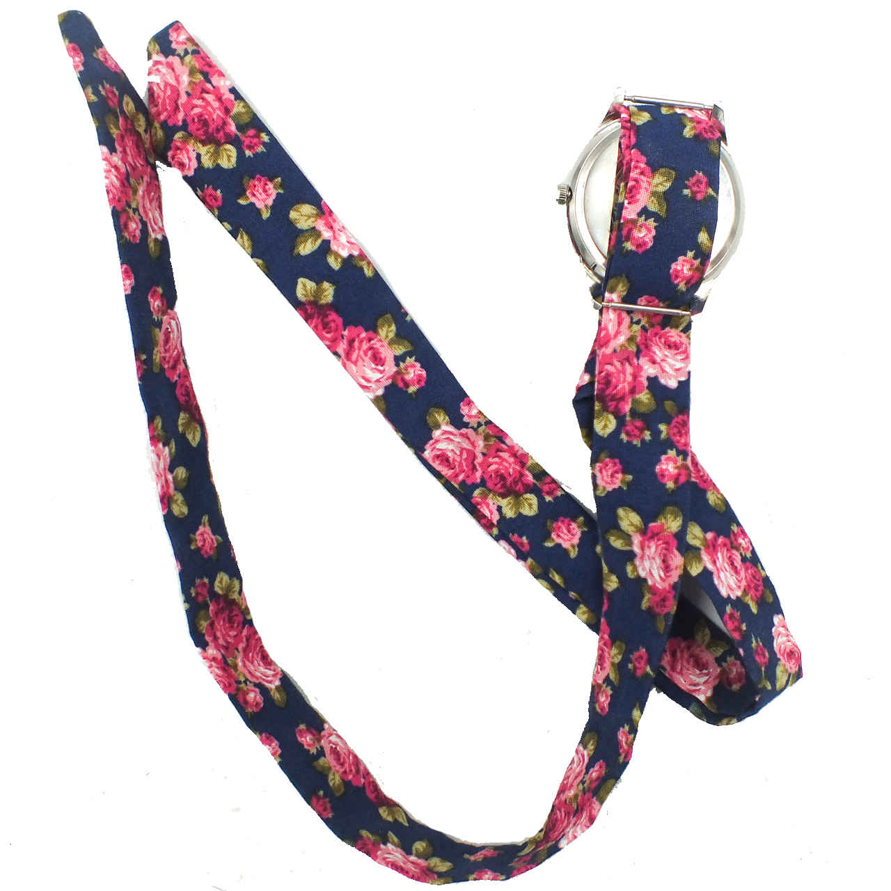 ساعة يد نسائية بوهيمية من القماش مع ربط رباط وشاح – الخط الإيراني إن نيز بُغزاراد