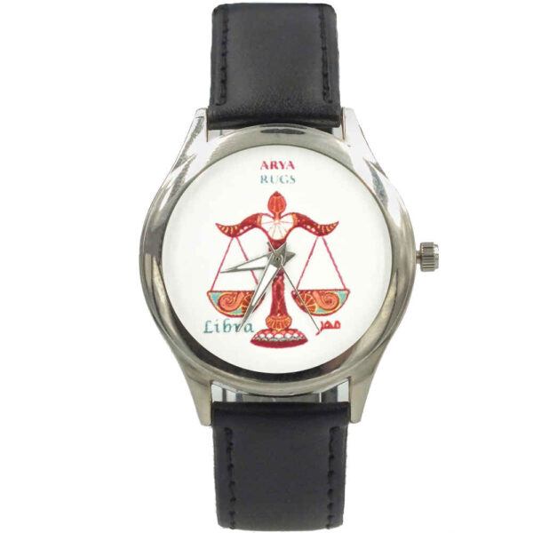 ساعة يد فنية ذات تصميم إيراني مزينة بنمط الأبراج الفلكية – مهر