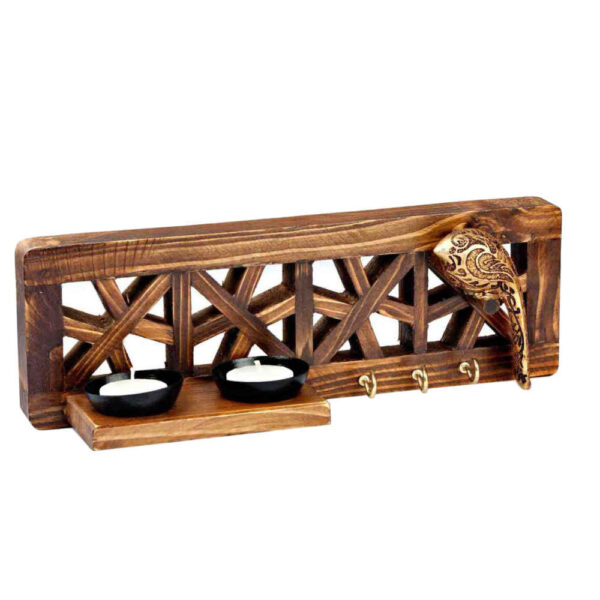 حامل مفاتيح جداري مزخرف بتصميم طائر