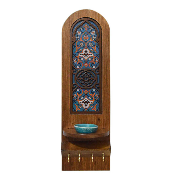 حامل مفاتيح جداري مزخرف بتصميم لينا