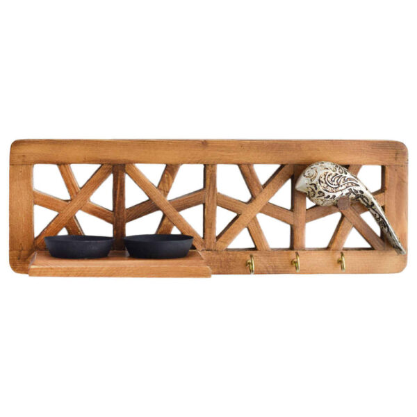 حامل مفاتيح جداري مزخرف بتصميم يارا