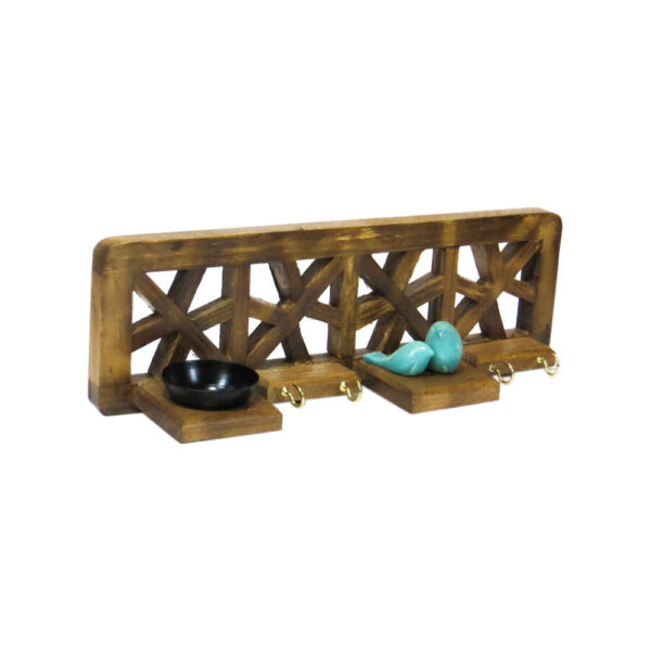 حامل مفاتيح جداري مزخرف بتصميم زينا