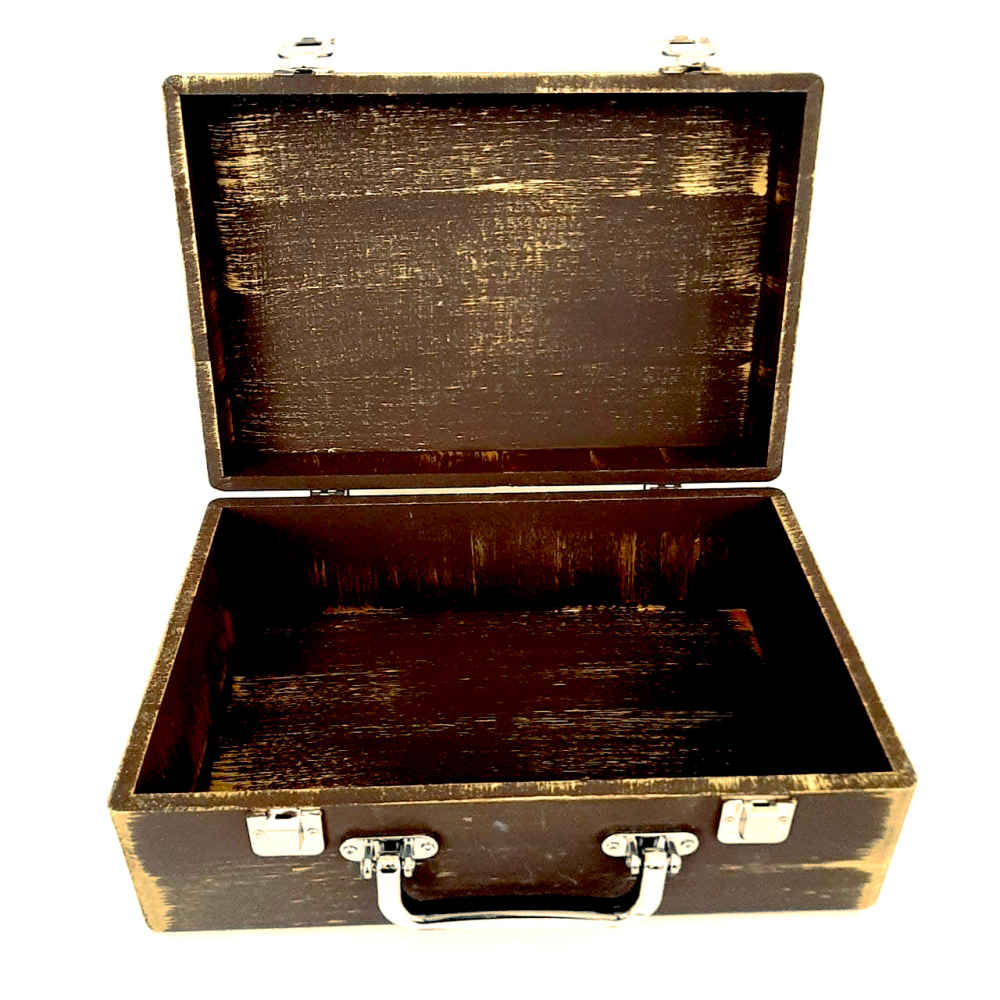 صندوق خشبي لهدايا مع نمط مستوحى من إيران دل