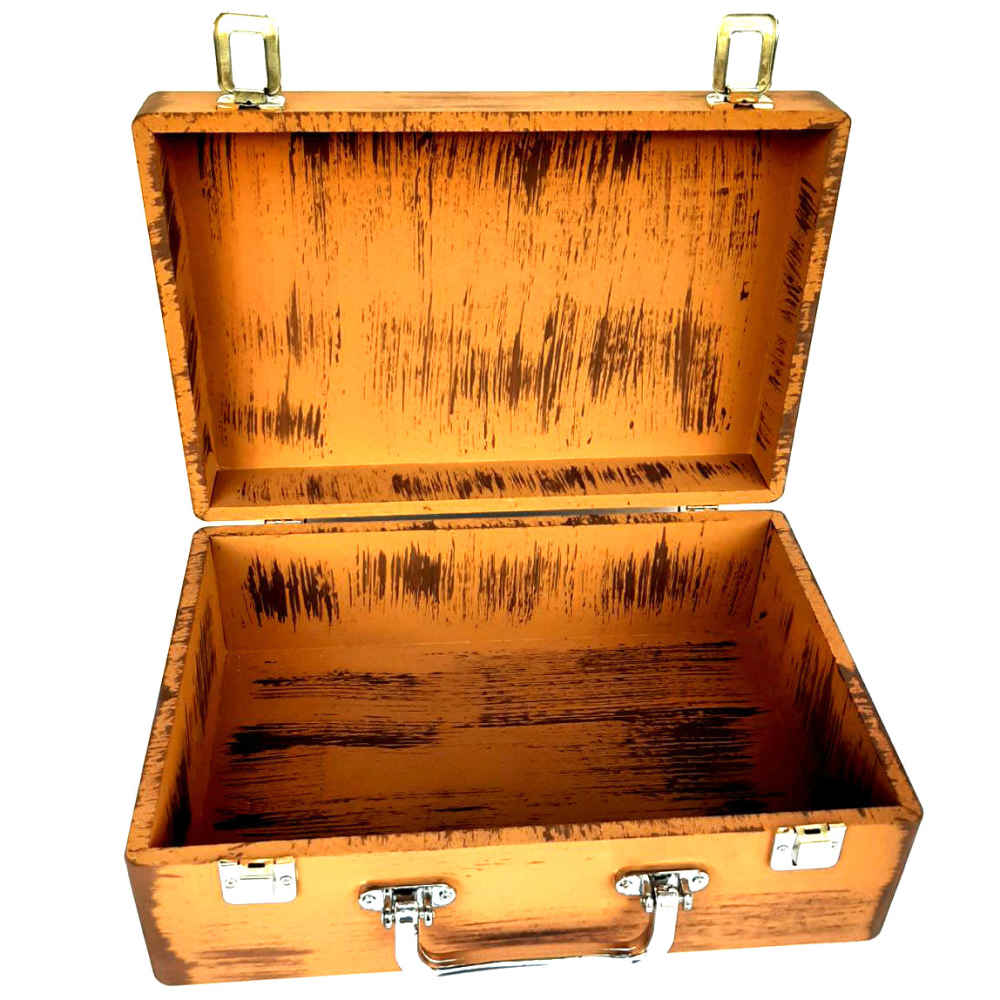 صندوق خشبي لهدايا مع نمط مستوحى من إيران خواب