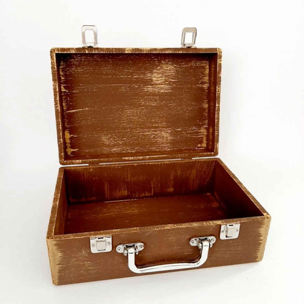 صندوق خشبي لهدايا مع نمط مستوحى من إيران رها