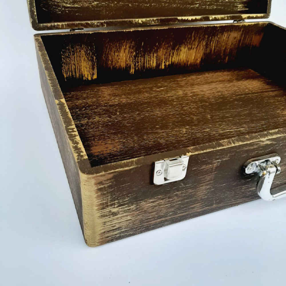 صندوق خشبي لهدايا مع نمط مستوحى من إيران رقصة سما