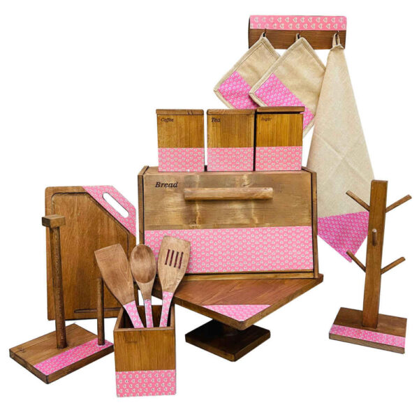 مجموعة أدوات مطبخ 16 قطعة طراز كلاسيكي