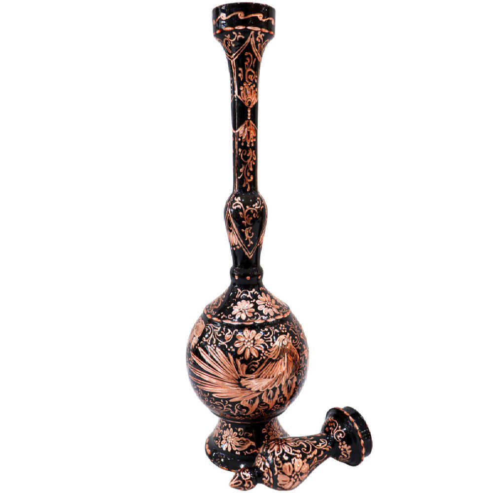 زجاجة نحاسية زخرفية محفورة يدويًا من إيران شُكُوه (2x)