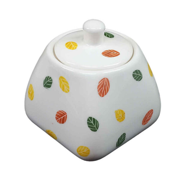 جرة تخزين مطبخ خزفية - تخزين أنيق للقهوة والشاي والمزيد (3x)