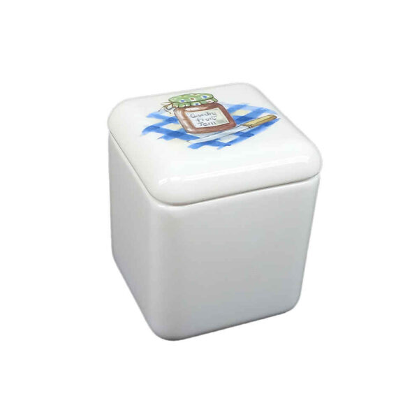 طقم علب سيراميك - مثالي لتخزين وتنظيم المطبخ (3x)