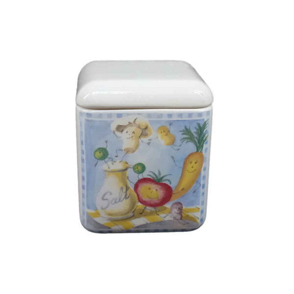 طقم علب سيراميك - تخزين أنيق للقهوة والشاي والمزيد (3x)