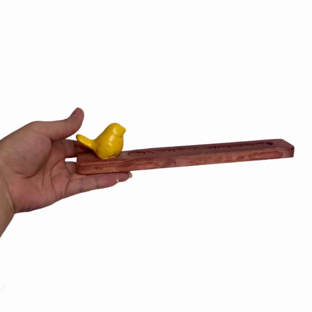 حامل بخور خشبي – موديل طائر