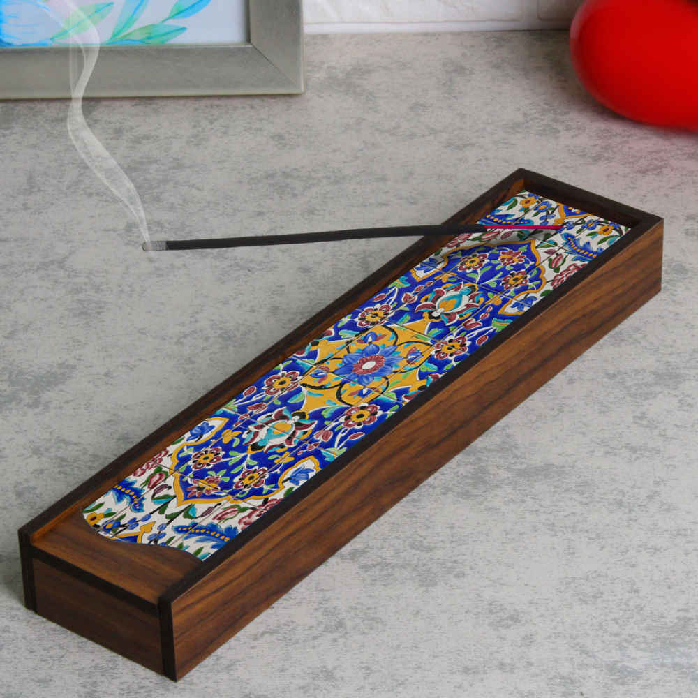 حامل بخور خشبي – موديل باناه (مجموعة من 2)