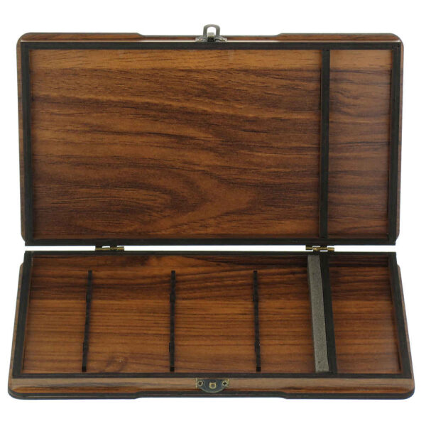 حافظة أقلام ملونة خشبية 24 لون - مجموعة راها للفنانين