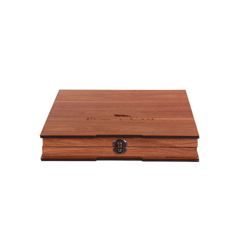 حافظة أقلام ملونة خشبية 60 لون مع درج – سلسلة كارنو للفنانين