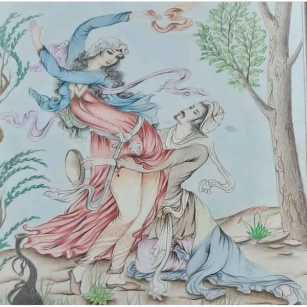 الرسم بأقلام الألوان الواقعي الأصلي الفن الفوتواقعي الإيراني - معصومة فرحاني