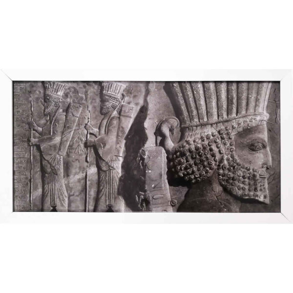 الرسم بالقلم الأسود الإيراني الأصلي - تخت جمشید بواسطة نیلیا مهربخش