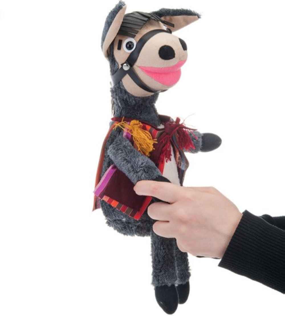 دمية قماشية يدوية – نموذج حمار جيغار | لعبة ناعمة وساحرة