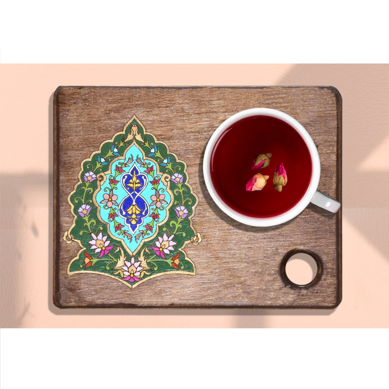 مجموعة كوسترات مع تصميم فني فارسي مستوحى من سانا