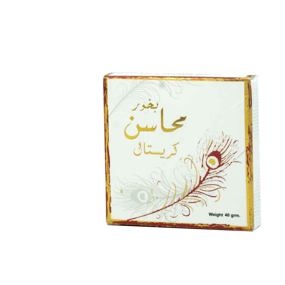محاسن كريستال عود بخور - 40 جرام (عبوة من 4)