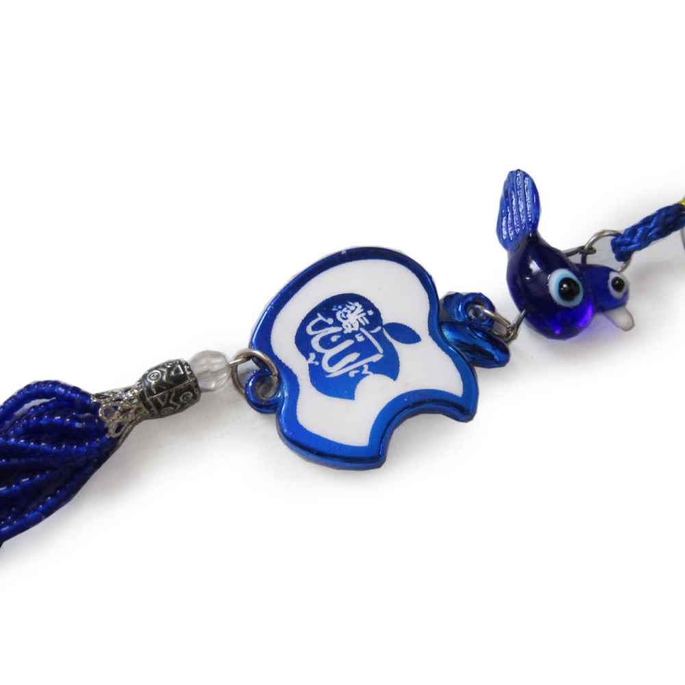 إسلامية قلادة زينة مرآة الرؤية الخلفية للسيارة – مزينة باسم محمد