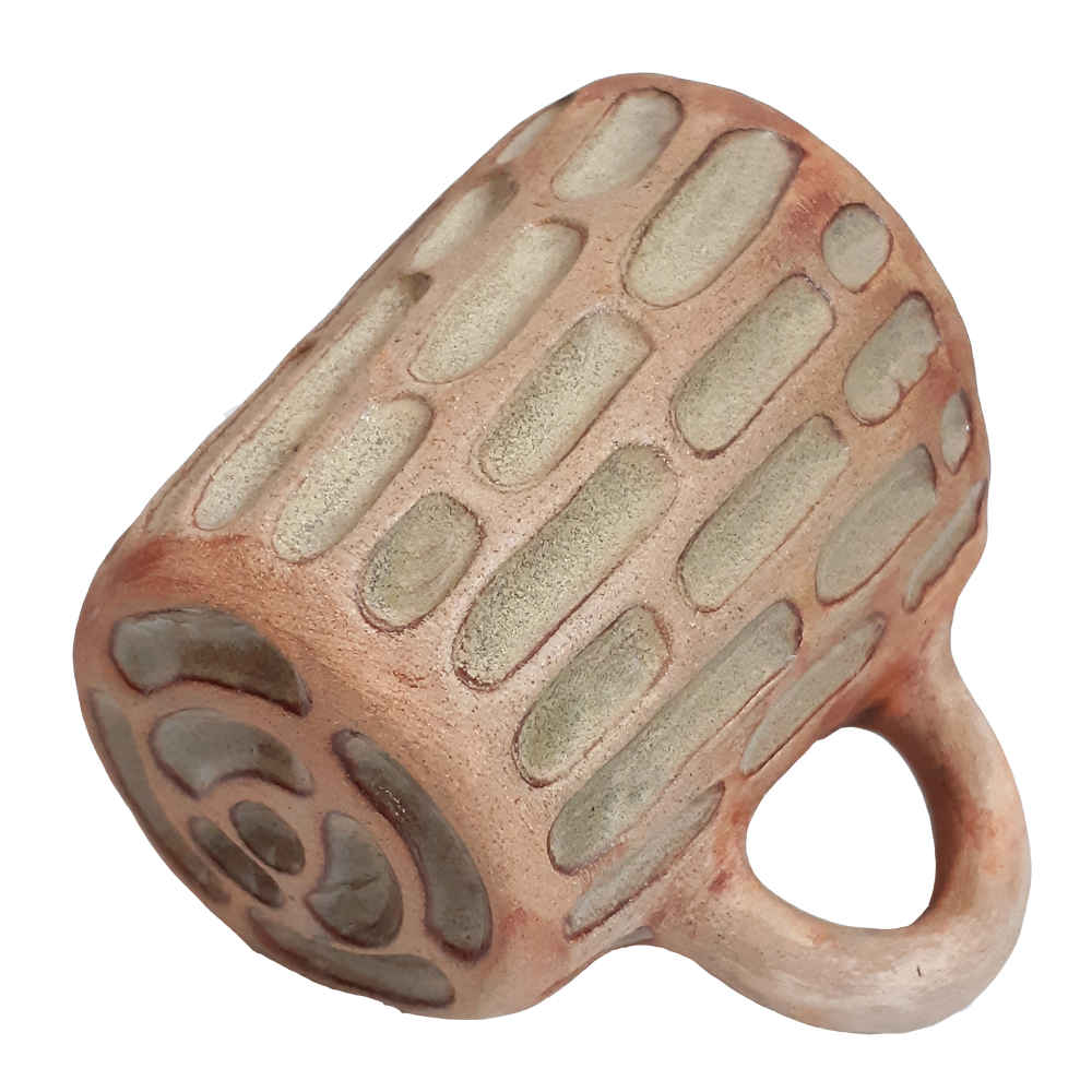 كوب فني من الفخار المصنوع يدويًا موديل فريما