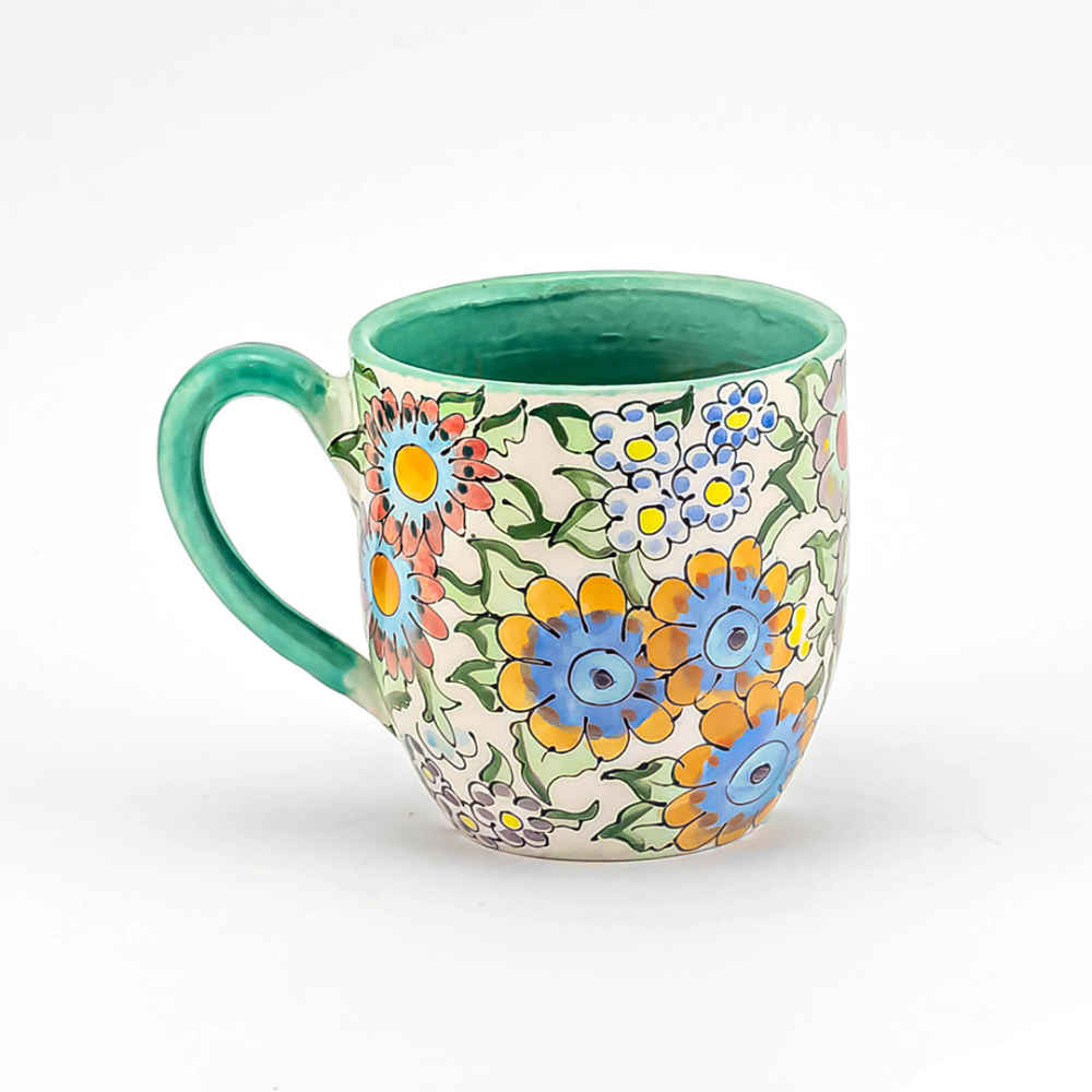 كوب فني من الفخار المصنوع يدويًا موديل جولدار