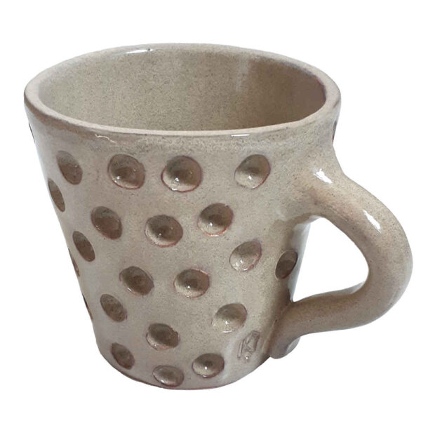 كوب فني من الفخار المصنوع يدويًا موديل سيما
