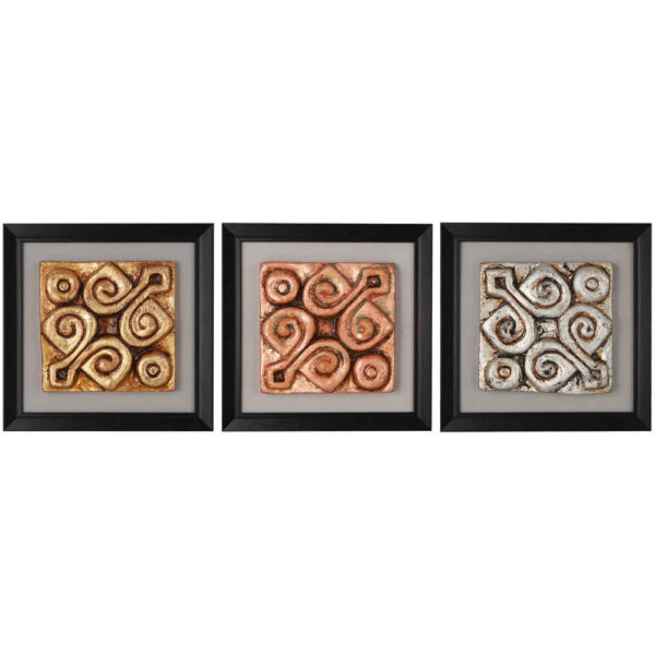 نموذج فني خزفي إيراني زخرفي - مربع