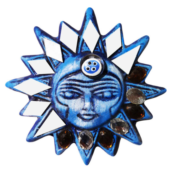 تميمة جدارية فخار مزخرف معلق على الحائط موديل النجم