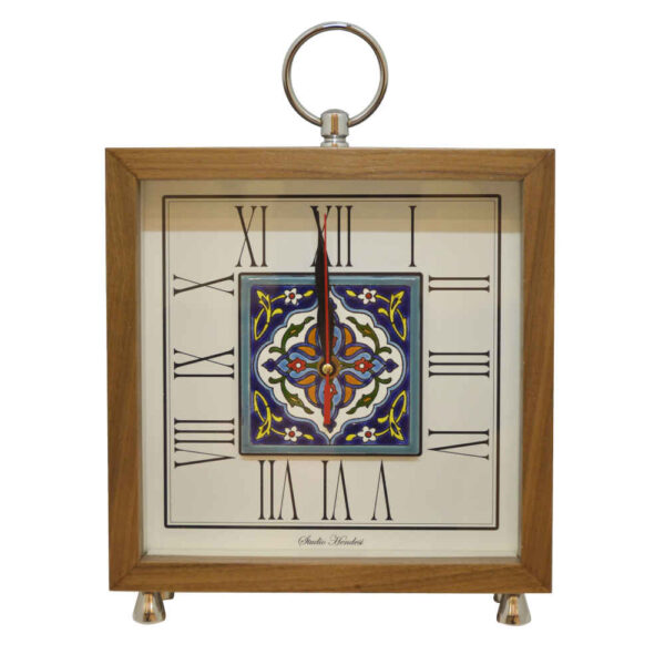 ساعة مكتب خشبية بنمط إيراني باسم نازنین