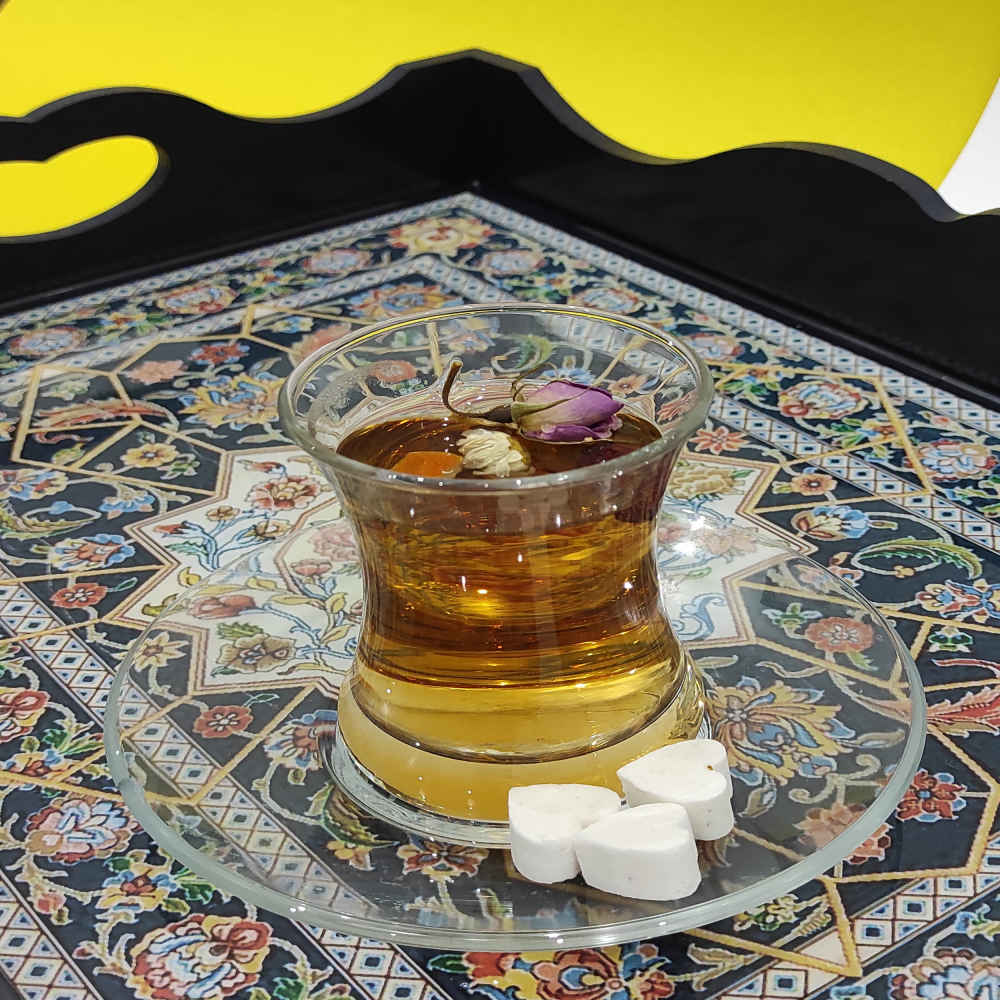 صينية خشبية “فرش” بنقوش فارسية – أنيقة وعملية