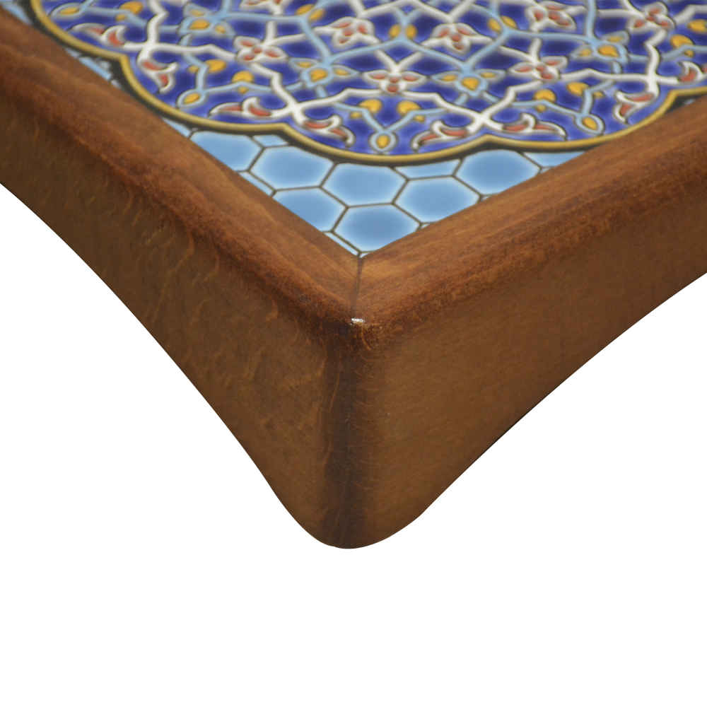 صينية تقديم خشبية فارسية – رؤيا | رائعة للقهوة، الشاي والمزيد