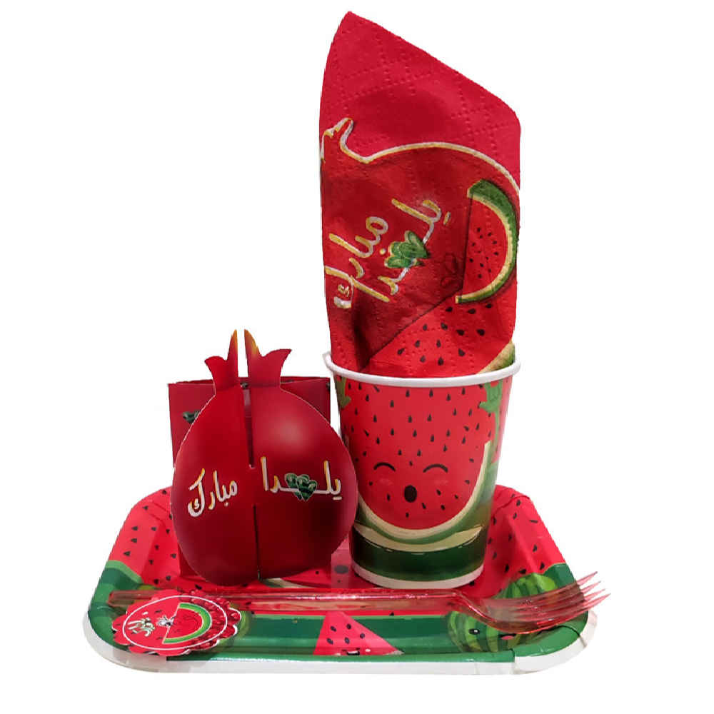 مجموعة أدوات طعام ذات طابع يلدا الإماراتي 9773198