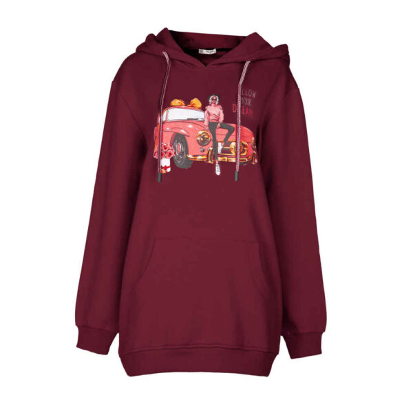 هودي نسائي من القطن موديل 51604