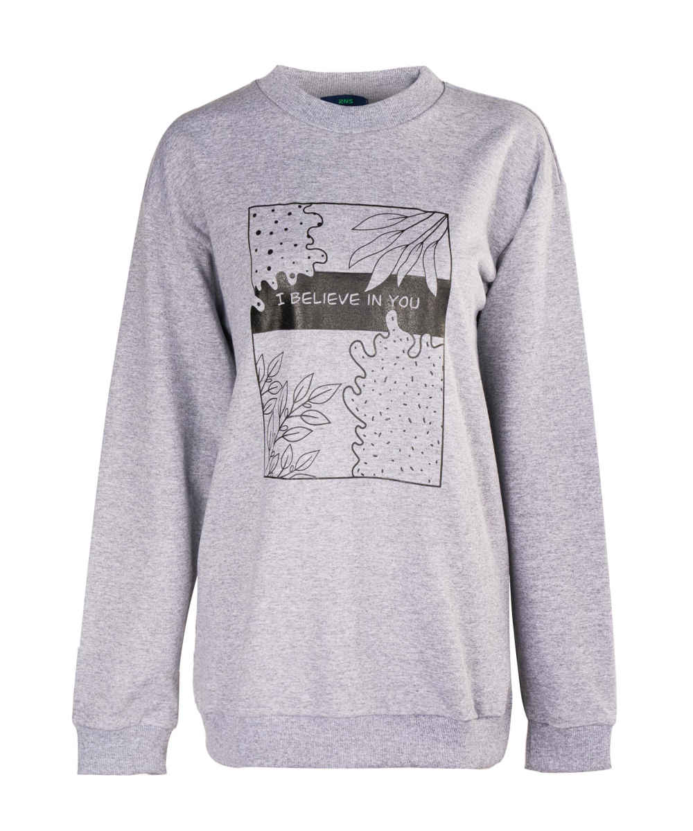 سويت شيرت نسائي من القطن موديل 55952