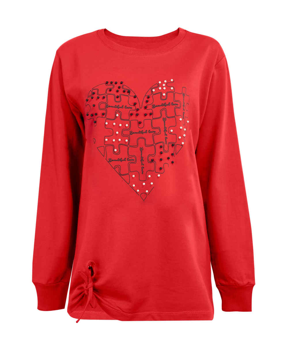 سويت شيرت نسائي من القطن موديل 83931