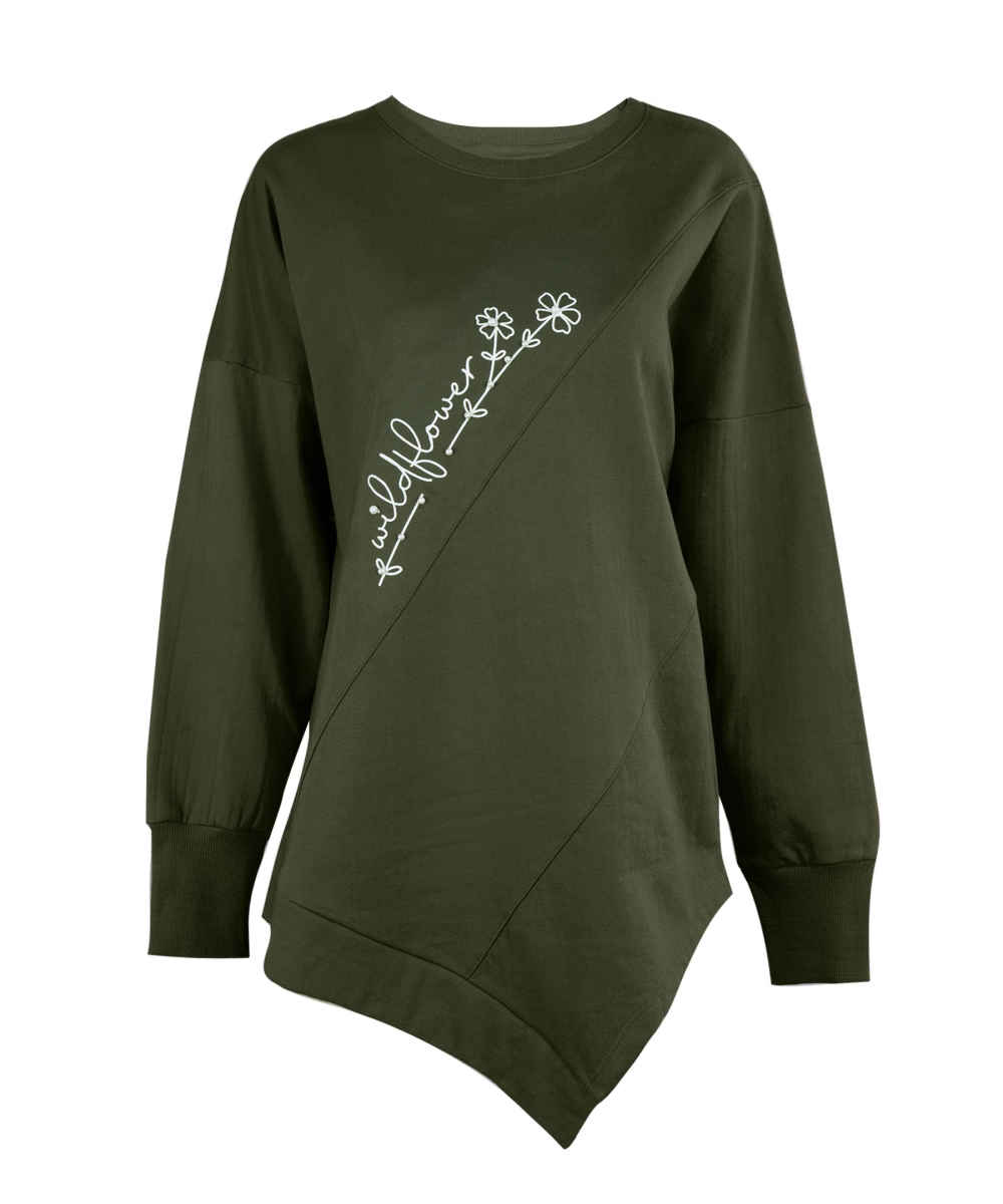 سويت شيرت نسائي من القطن موديل 83941