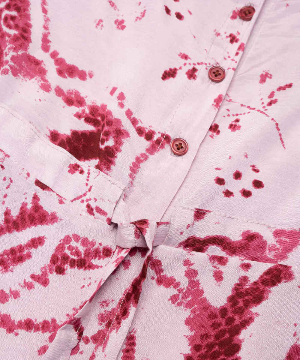 رمبر كاجوال مزخرف بالزهور للنساء مع أرجل قصيرة موديل فروع