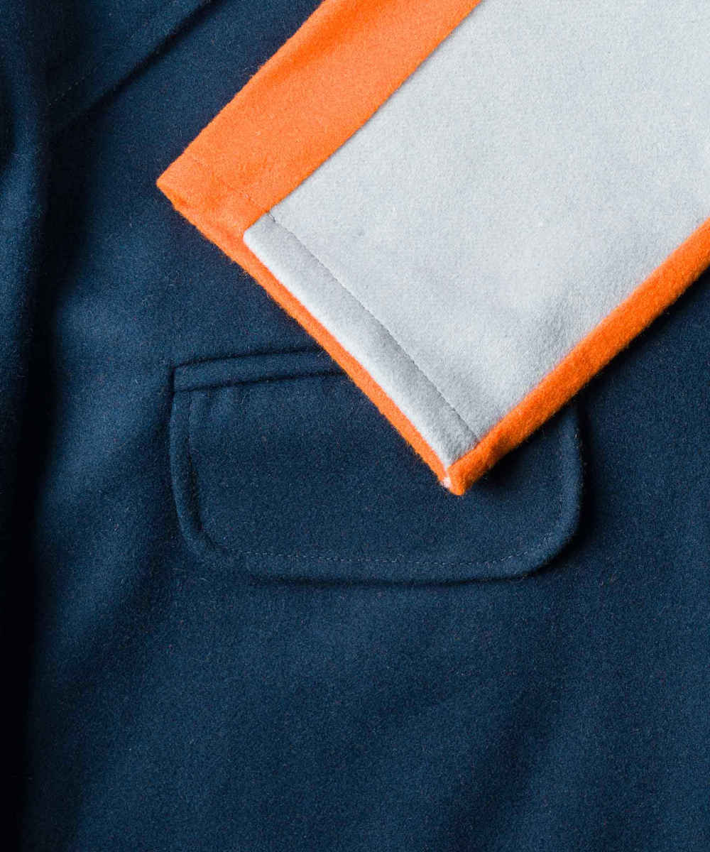 معطف قطني ذو صدرين للنساء – جودة عالية