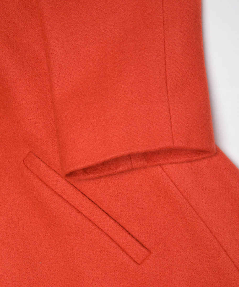 معطف قطني ذو صدرين للنساء – أنيق ومريح