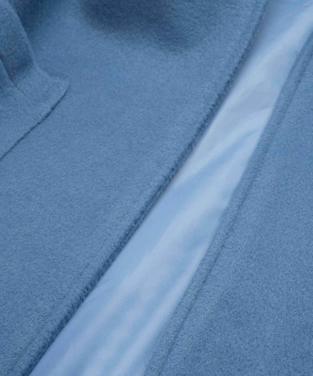 معطف قطني ذو صدرين للنساء – تصميم أنيق