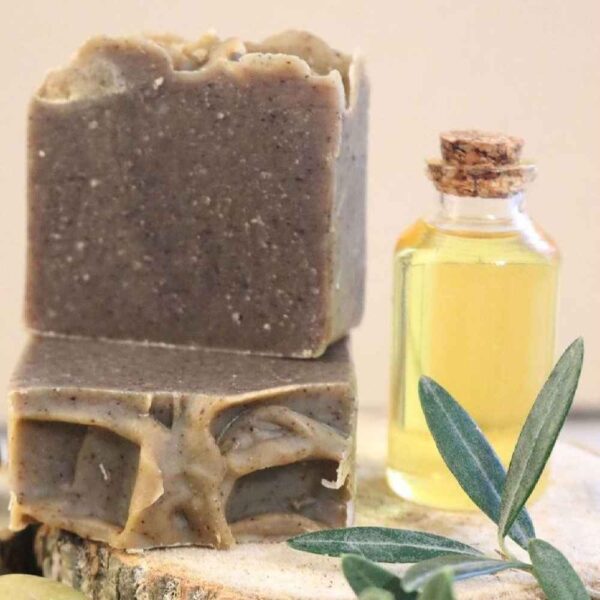 صابون طبيعي للبشرة الجافة بزيت الأرز وزيت الزيتون (x6)