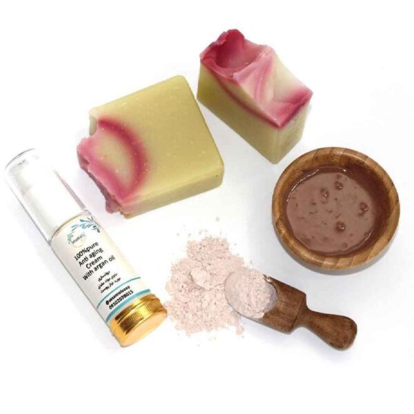 صابون طبيعي للبشرة الجافة بزيت بذور العنب (x6)