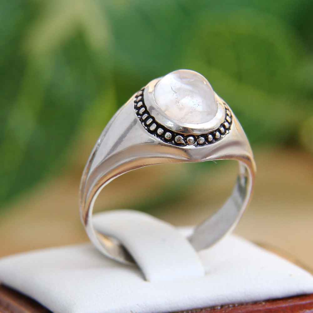 خاتم درّ النجف فضة إيراني للرجال – أناقة بصير