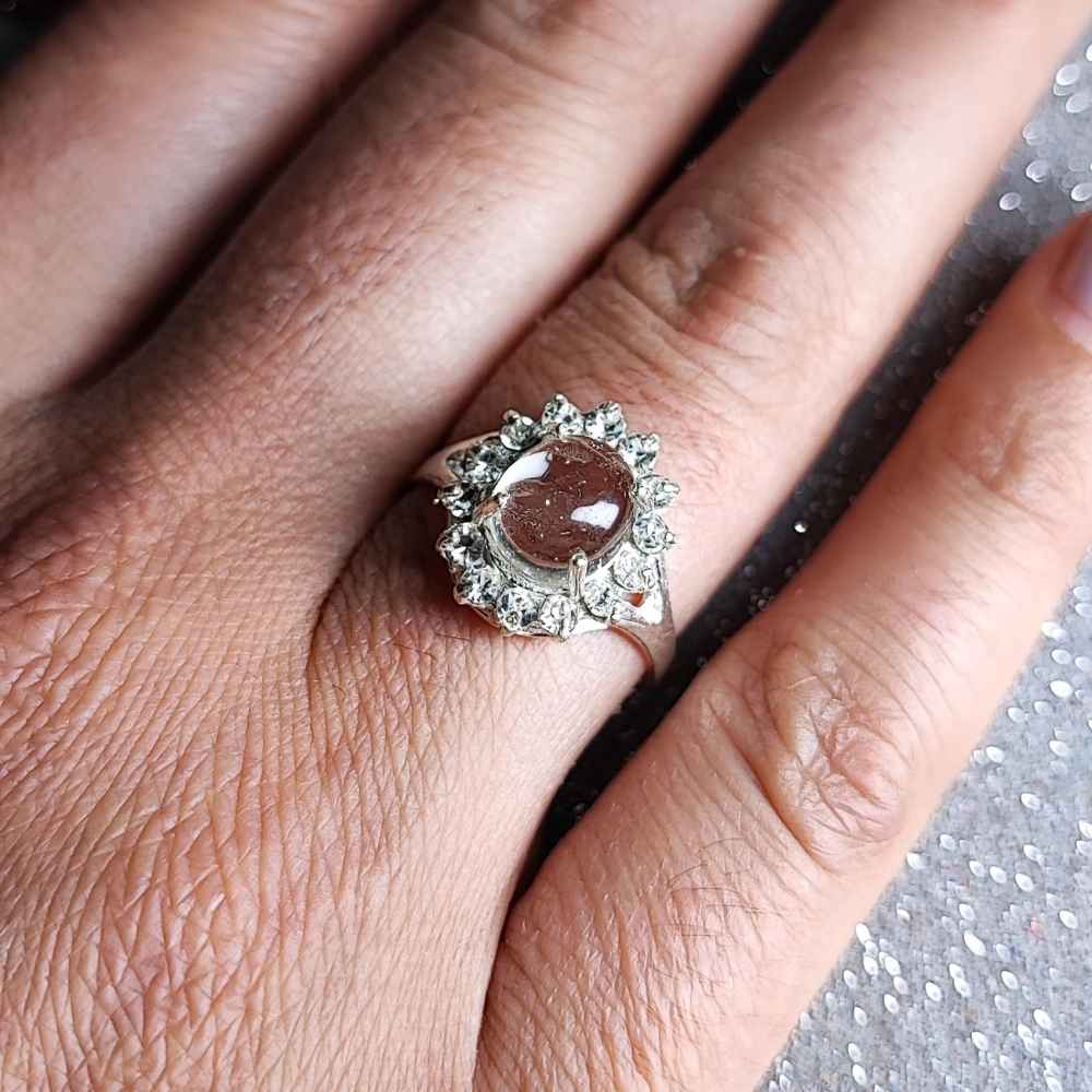 خاتم درّ النجف فضة للنساء للخطوبة – فرحة نسرين